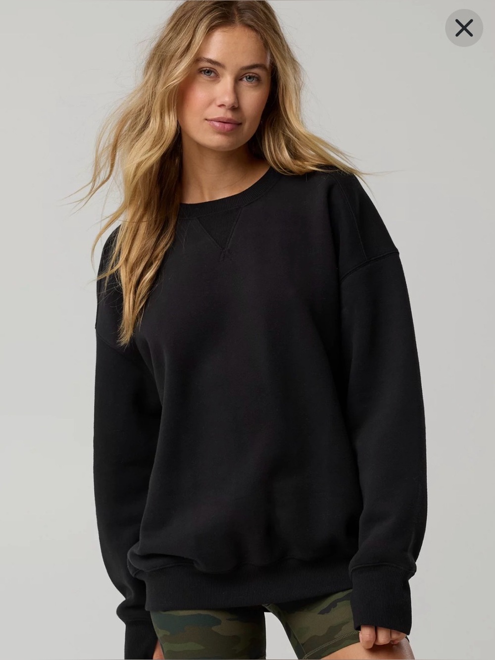 OFFLINE By Aerie Cloud Fleece Oversized Crewneck Sweatshirt